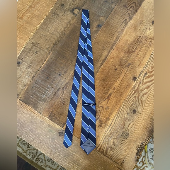 Crosby & Howard Mens Neck Tie, Navy/Royal Blues, NWT - Picture 2 of 6